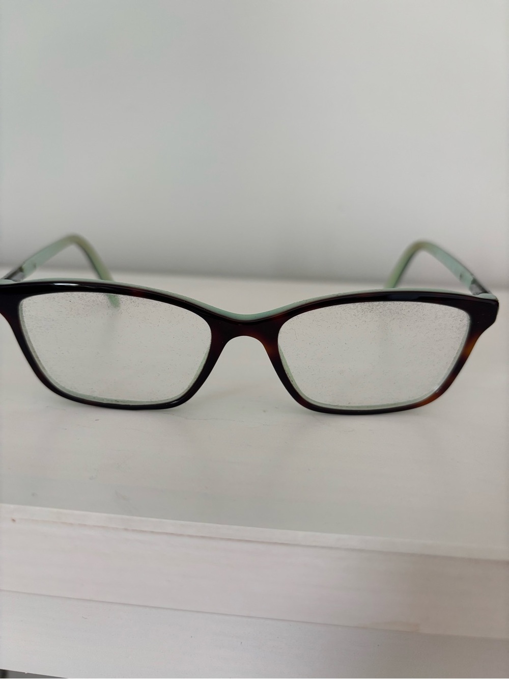 Ralph Lauren Tortoiseshell Frame with Mint Green Temples Glasses